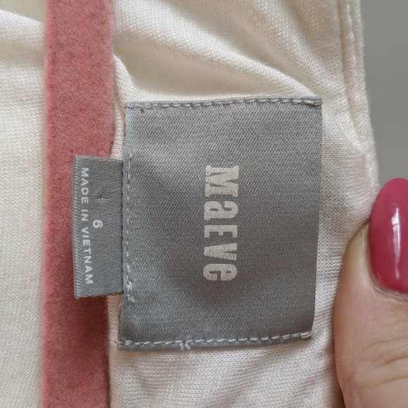 Maeve Anthropologie Striped Dress V-Cut - Picture 2 of 3